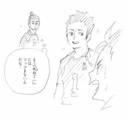 Asahi is tired of Daichi shouting at him for being too sloppy