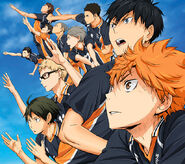 Kageyama on the cover of FLY HIGH!! by BURNOUT SYNDROMES