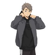 From the Haikyū!! × Right On merchandise collaboration