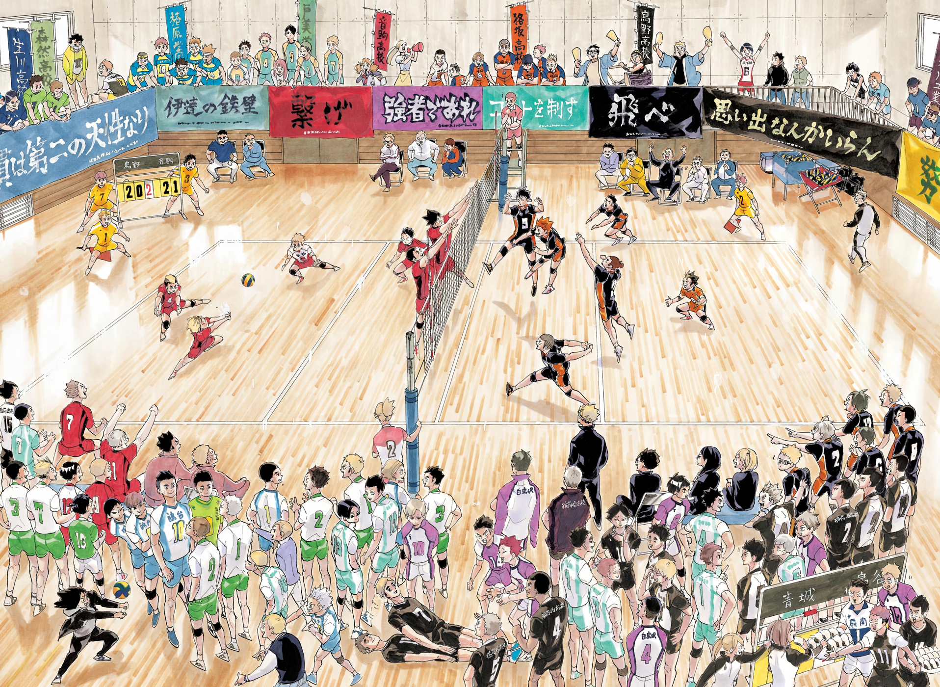 Crachás haikyuu! Voleibol 2 (anime, manga, esportes, personagens)