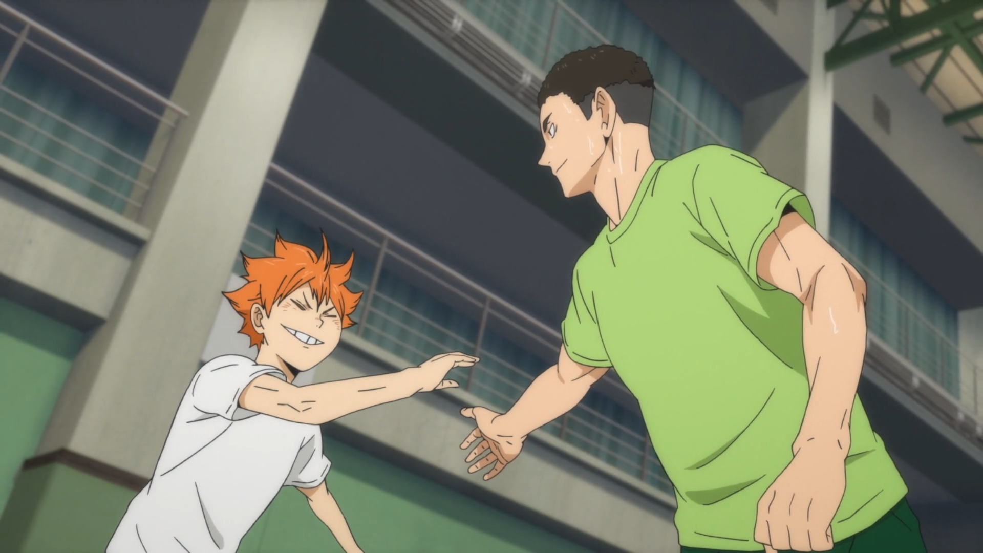 A recepção do Hinata  HAIKYU!! TO THE TOP 