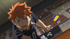 A recepção do Hinata  HAIKYU!! TO THE TOP 