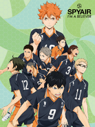 Kageyama on the cover of I'm a Believer by SPYAIR