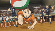 Playing against Karasuno in the Interhigh