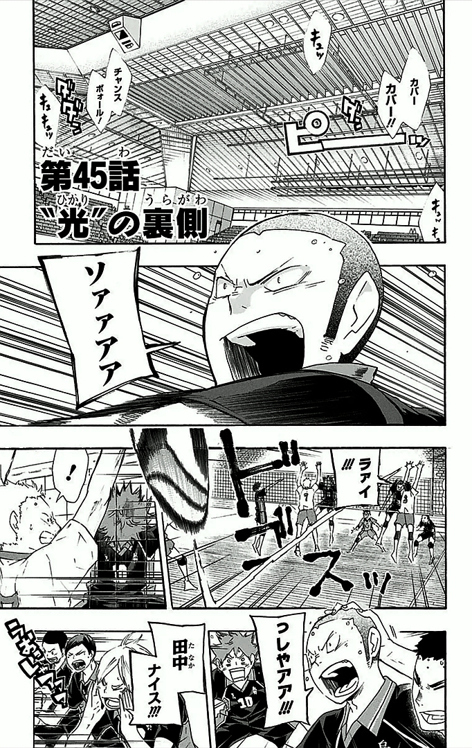 Haikyuu manga vol 45