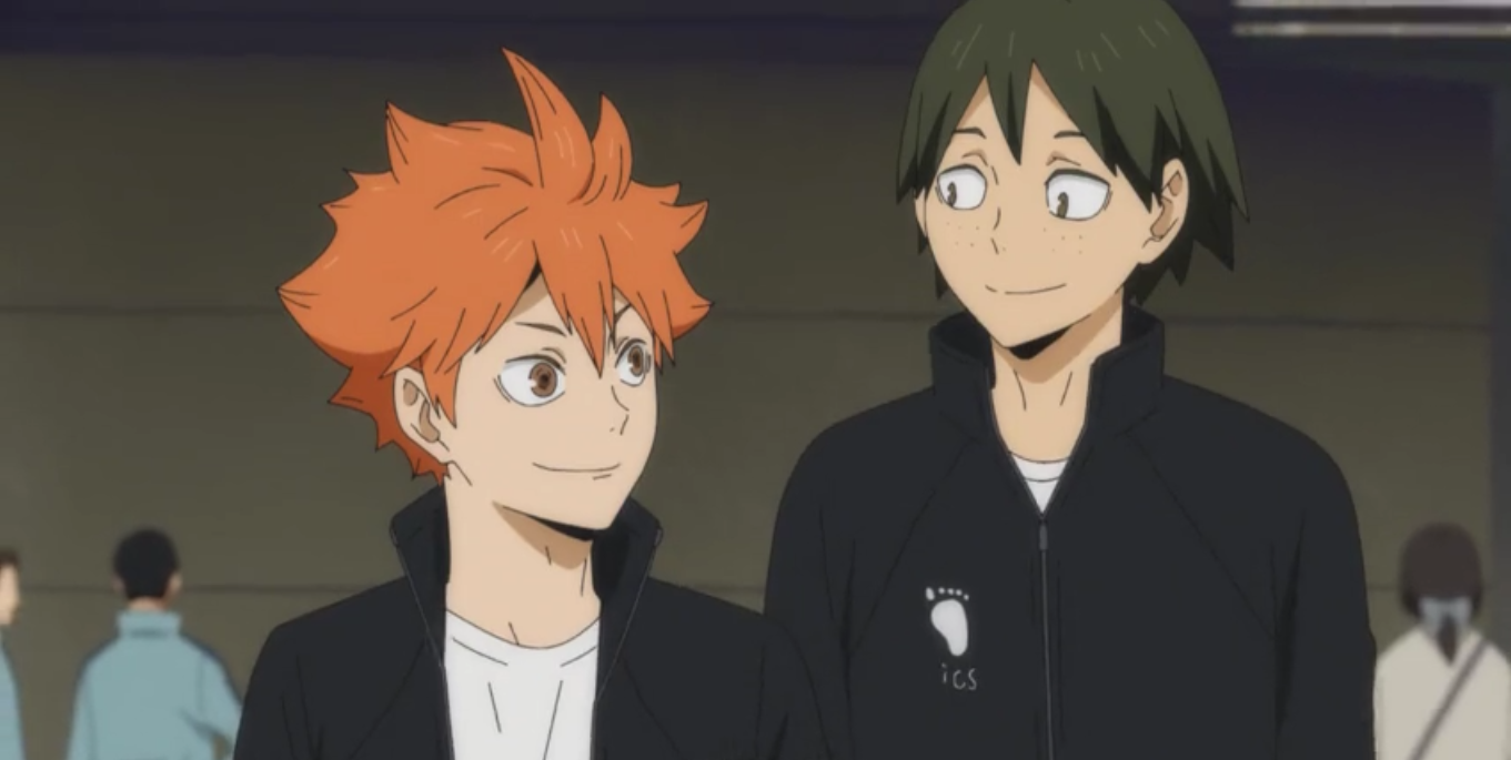 anime, Haikyuu, Haikyuu!!, anime boys, Hinata Shouyou, Ushijima Wakatoshi