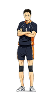 Daichi's full-body anime design