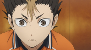 Seeing Yaku receive Asahi's spikes