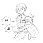Too Much Hug.png (108 KB) Saeko hugging Yachi in what can only be described as a boob hug