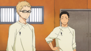 Daichi and Tsukishima s1-e4-1