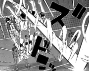 Ushijima w meczu z Seijō