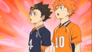 Hinata y Nishinoya tienen demasiadas cosas en común, pese a ser Kouhai-Sempai