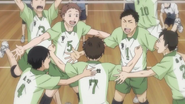 Daichi and his junior high volleyball team