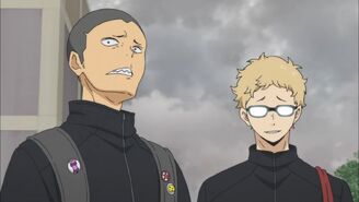 Tanaka and Tsukishima