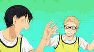 Kageyama and Tsukishima s1-e9-1