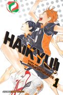 Kageyama on the cover of Volume 1 (English ver.)