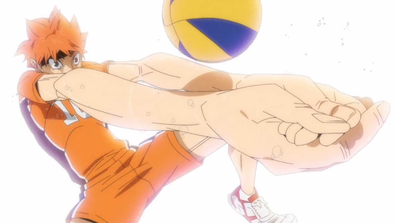 kageyama's feint spike serve