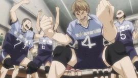 Drużyna gimnazjum Amameru w czasie, gdy należał do niej Akiteru