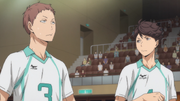 Hanamaki and Oikawa s2-e22-1