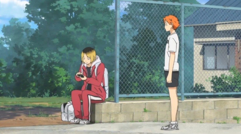 Download Kenma Kozume and Hinata Shoyo share a friendly argument.