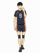 Kageyama standing position.