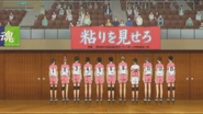 The Nakashima family applauds for Wakutani Minami after its loss to Karasuno