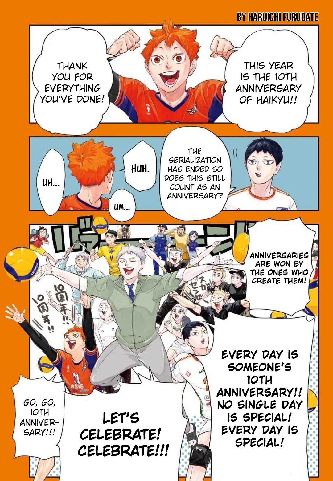 Haikyu!! to Release New Manga for 10th Anniversary