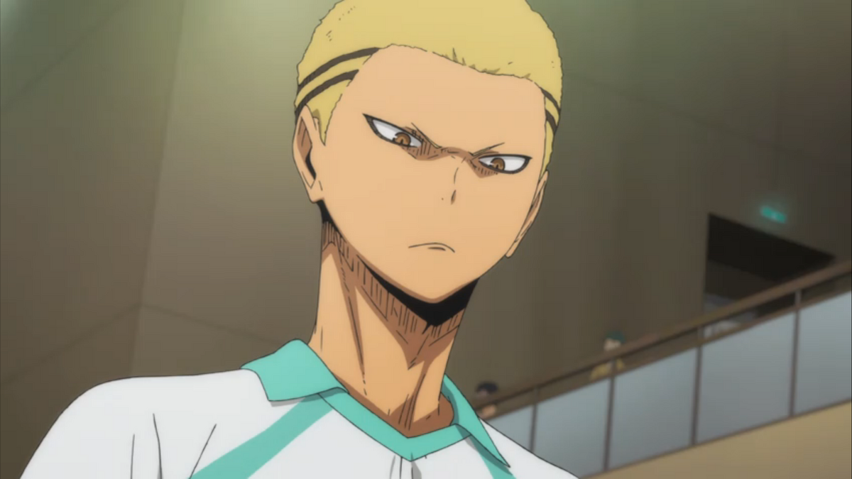 Haikyuu episode 1 – Frowny face