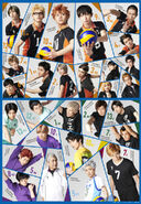 Hyper Projection Engeki "Haikyū!!" Fly High promotional leaflet