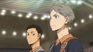 After the match against Date Tech, Sugawara tells Daichi that even though they won, he would've felt better if they'd used him as a setter in the game