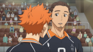 Hinata tells Asahi that he'll help open a path up for the ace to score