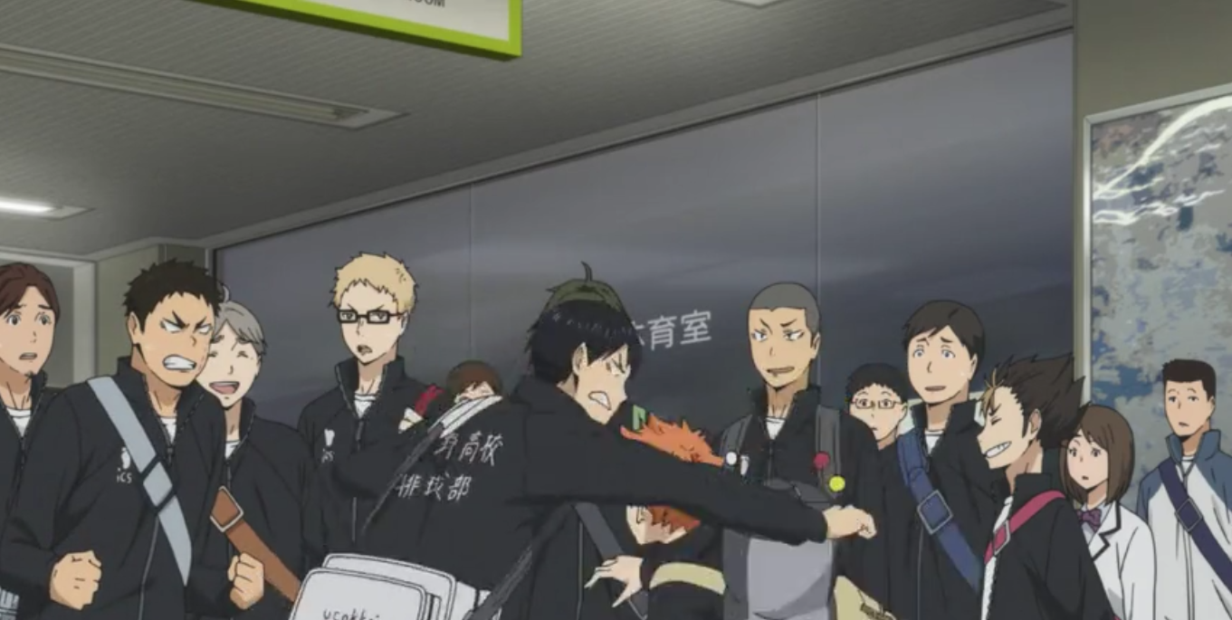 HAIKYU!! 3rd Season - Introduction to the Episode - A Helping Hand  One  touch from Shimizu seemed to have washed Sugawara's tension away! 🥰 Is  marriage on the way for these