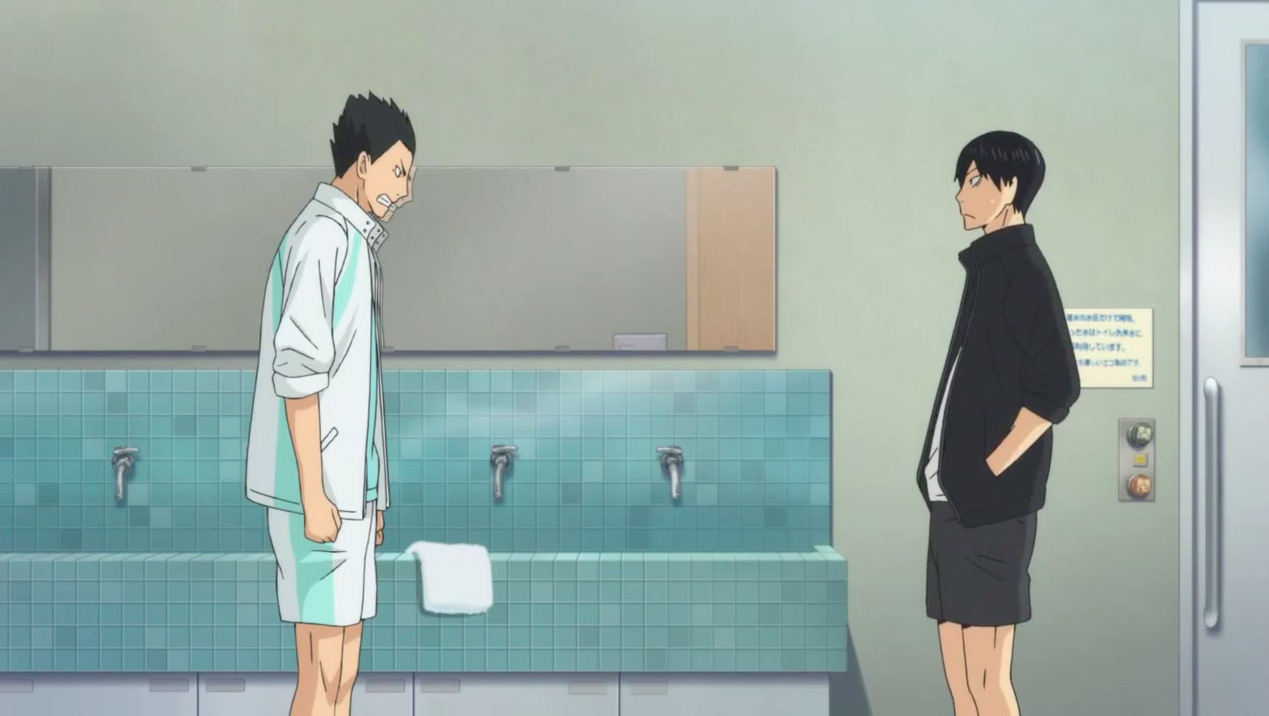 Kageyama and Kindaichi meet once again 😕 #anime #haikyuu #fyp Buy