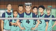 Fukurōdani plays against Karasuno