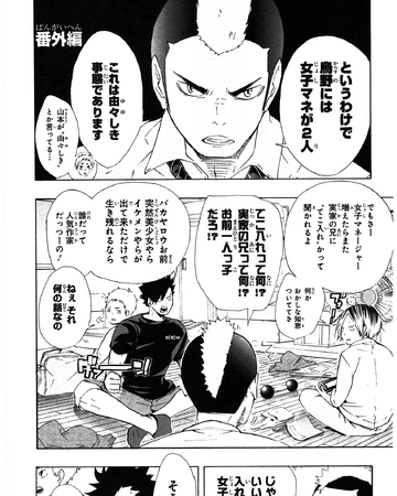 Female Manager Haikyu Wiki Fandom Please note that the official manga chapter releases are handled by viz and shueisha (manga plus), and are. female manager haikyu wiki fandom