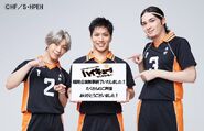 Photo of Karasuno's third years