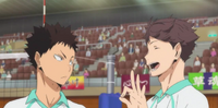 Iwaizumi und Oikawa bei den Interhighs