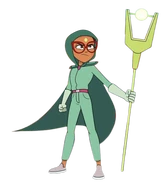 Hailey Futurisma Cosplay.png (153 KB) Hailey wearing a cosplay of Futurisma from Hero Force in "Cos-Played".