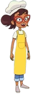 Hailey Taco Shirt-Apron.png (77 KB) Hailey wearing an apron over her taco shirt in "Beta'd and Hooked"