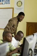 High school students in the computer lab; Les Cayes, Haiti