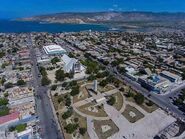 Aerial photo of the City of Gonaïves