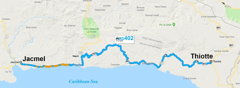 Route Departementale 402 map, 