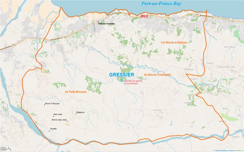 Gressier Map
