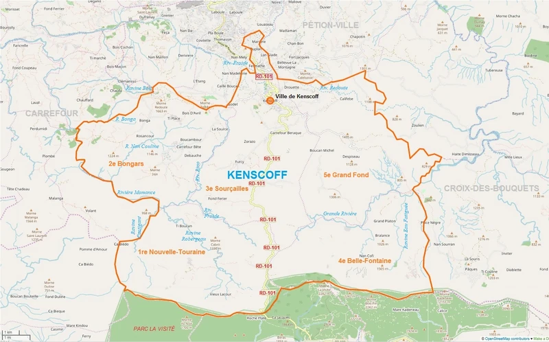 Kenscoff Map