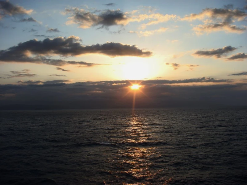 The Atlantic Ocean, as seen from Quartier Morin, , 