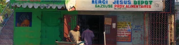 A health inspector controls the quality of food products sold in the shops.