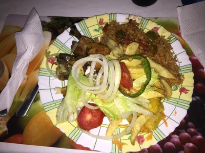 Food from La Colline Hotel; Saint-Marc, 