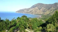 Mountain view scenery; Tiburon Sud, Haiti