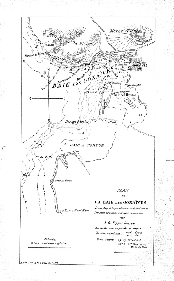 Gonaïves historic map
