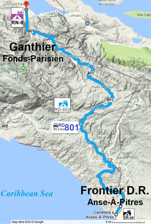 Map of the RD-801
